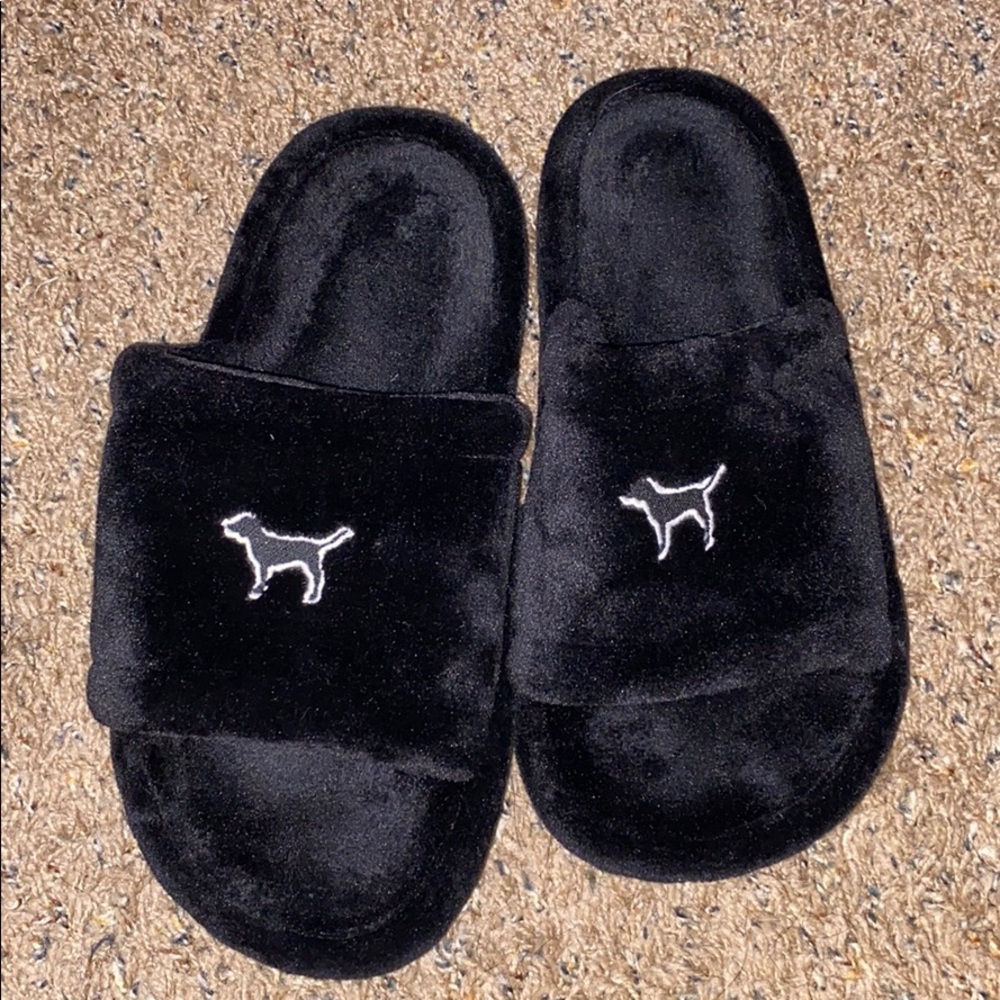 PINK Velvet Slippers